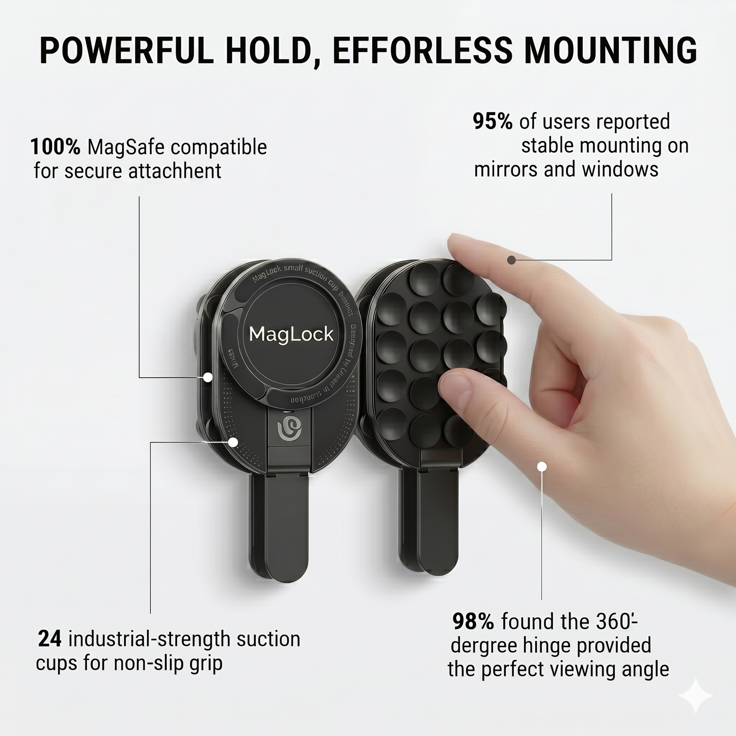MagLock 3.0 Ultra-Strong Magnetic Phone Stand