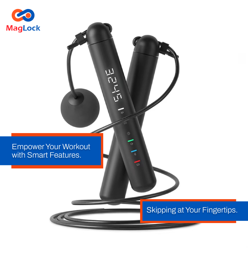 SkipTrack: Smart Jump Rope with App & Counter