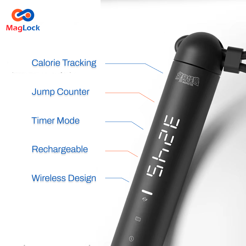 SkipTrack: Smart Jump Rope with App & Counter