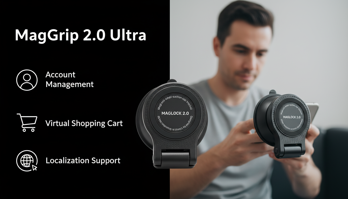 MagLock 3.0 Ultra-Strong Magnetic Phone Stand