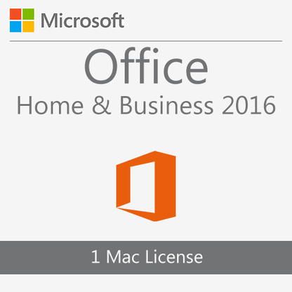Microsoft Office 2016 Home and Business | Genuine License Key | Full Version for 1 MAC - INFINITE-ITECH