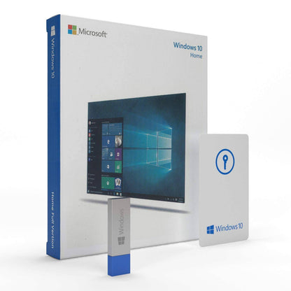 Microsoft Windows 10 Home Retail FPP 32-Bit/64-Bit English USB Flash Drive P2 | License Activation Key for 1 PC | Full Version | HAJ-00055 | Australian Stock - INFINITE-ITECH