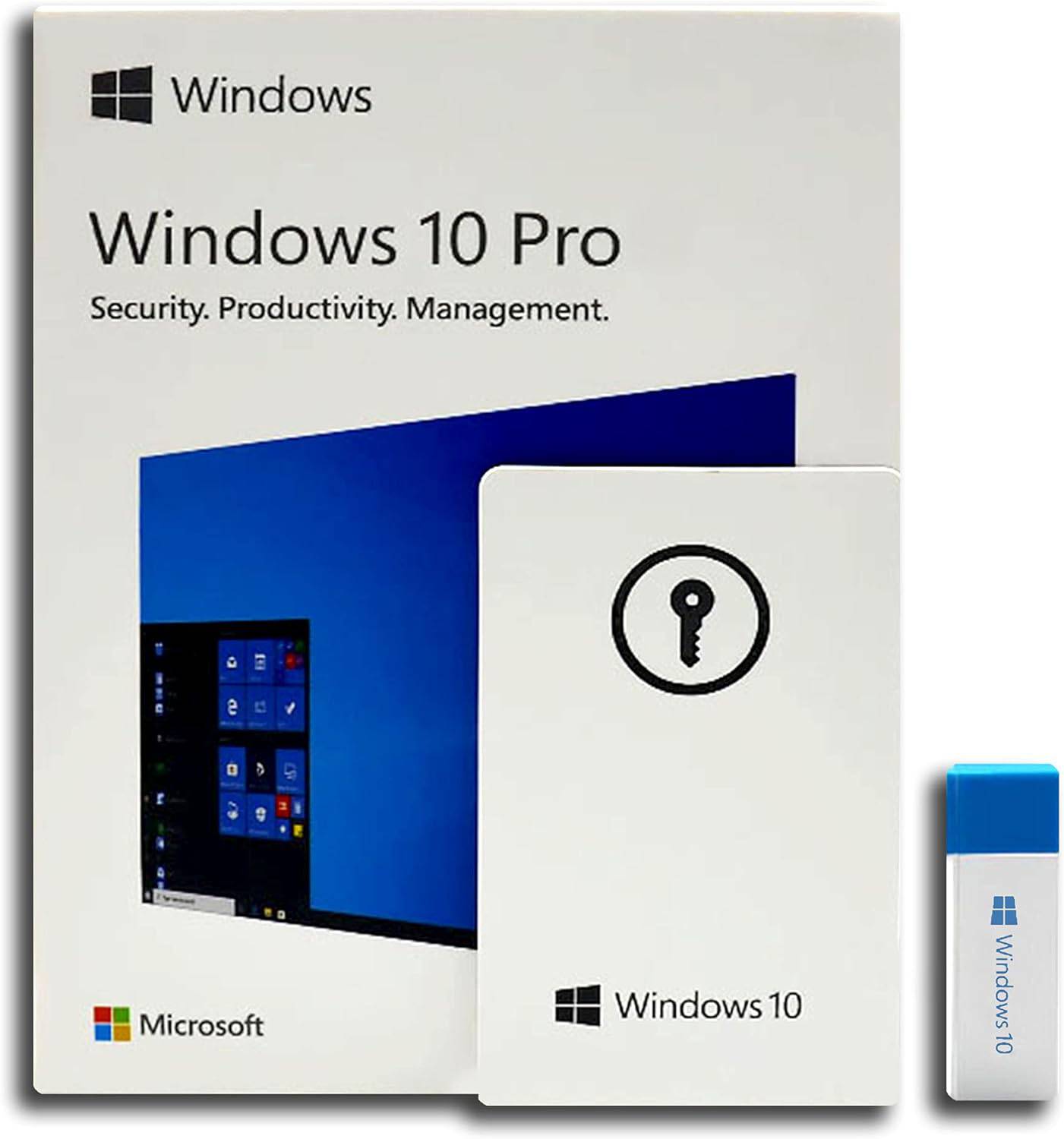 Windows 10 Pro 32/64-bit USB Flash Drive | Full Version | Genuine Retail Box | AUS STOCK [HAV-00060] - INFINITE-ITECH