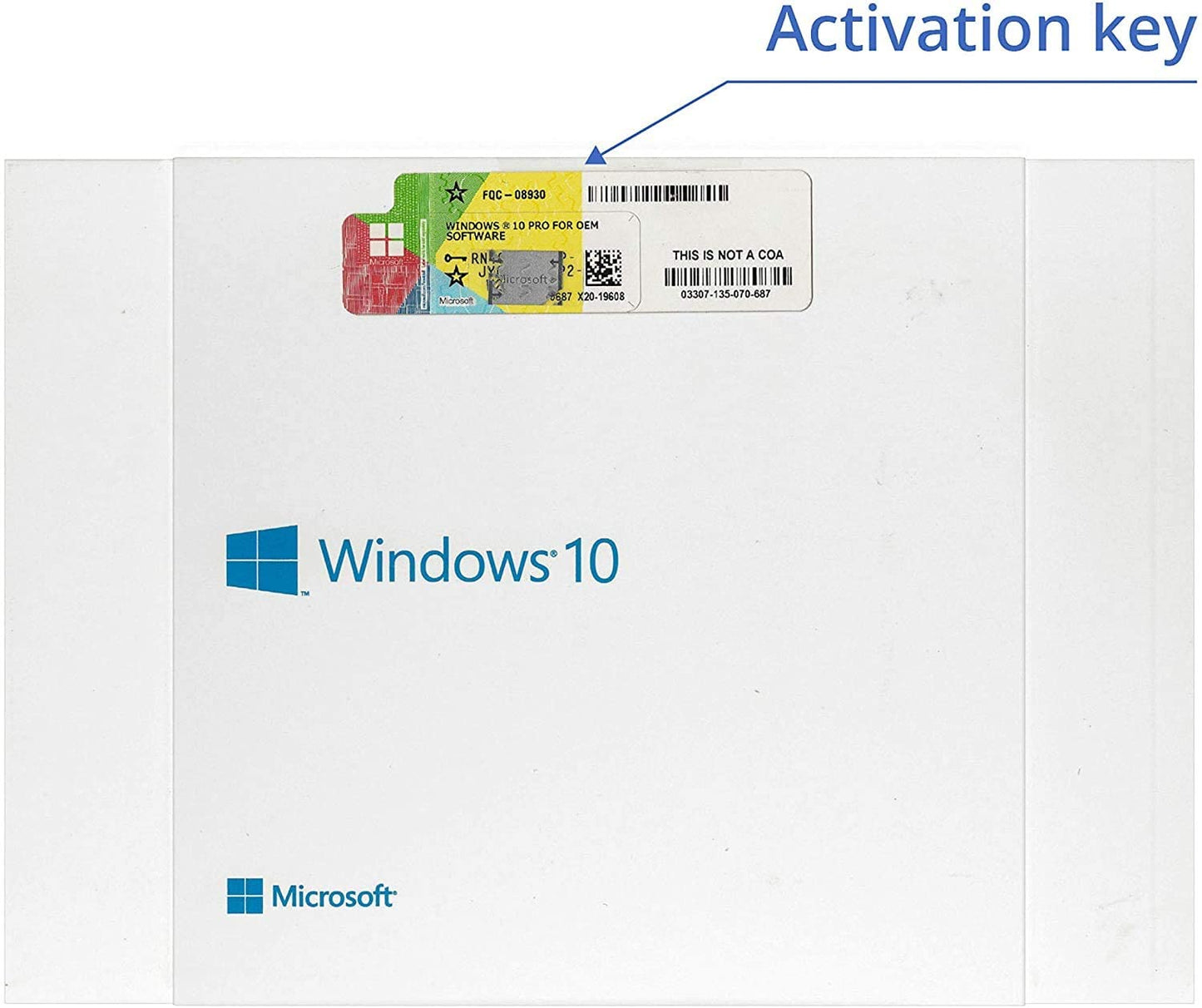 Microsoft Windows 10 Pro 64-Bit English 1PK DSP OEM DVD | License Activation Key for 1 PC | FQC-08929 | Australian Stock - INFINITE-ITECH
