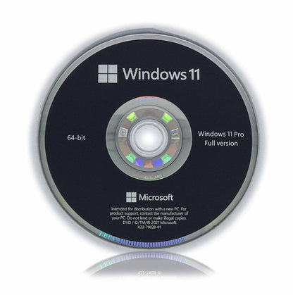 Microsoft Windows 11 Pro 64-Bit English 1PK DSP OEM DVD | License Activation Key for 1 PC | Full Version | FQC-10528 | Australian Stock - INFINITE-ITECH