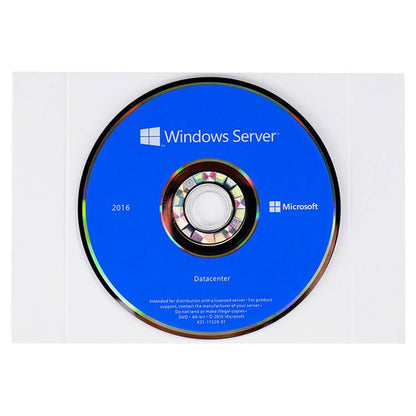Microsoft Windows Server 2016 DataCenter COA key for 2CPU/2VM 24CORE OEM DVD Pack - INFINITE-ITECH